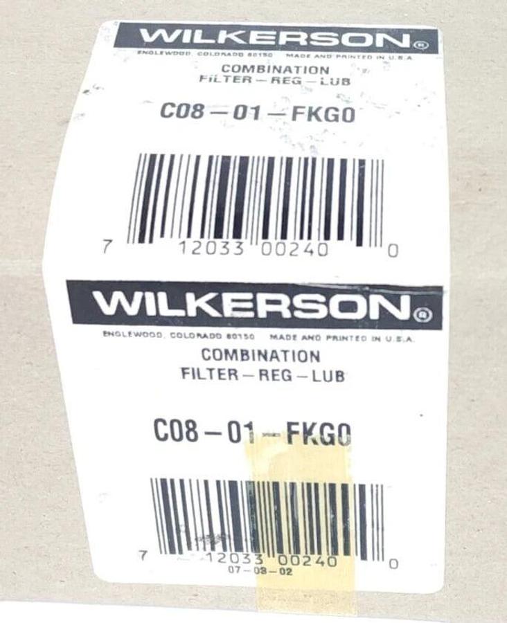 Used NIB WILKERSON C08-01-FKG0 COMBINATION FILTER-REG-LUB
