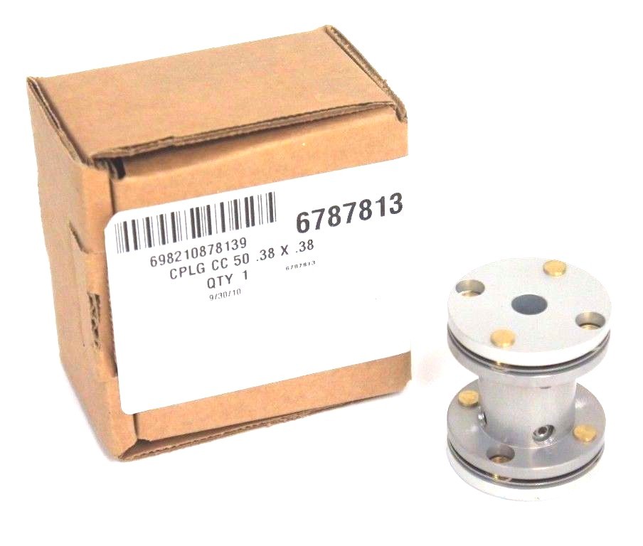Used NIB REXNORD 6787813 CPLG CC 50 .38 X .38 COUPLING 698210878139