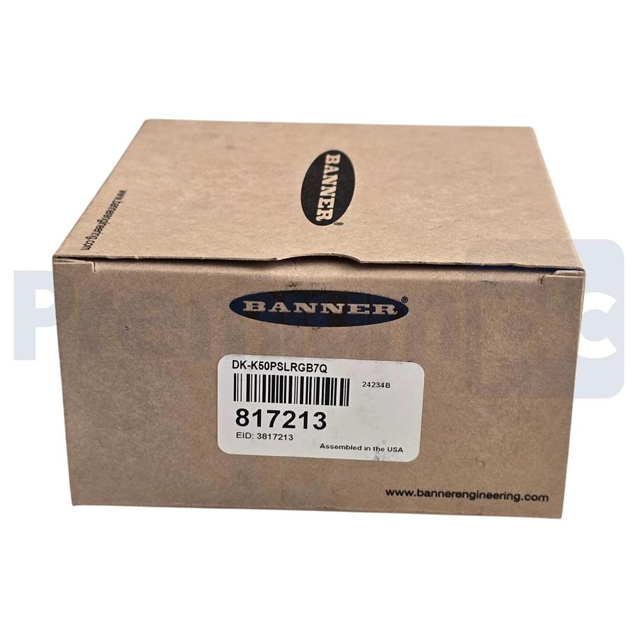 Used Banner DK-K50PSLRGB7Q 817213 K50 Pro Select 7-Color RGB LED Indicator 816212 NEW