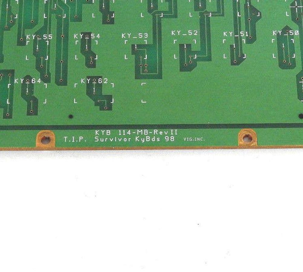 Used VIG INC. T.I.P. SURVIVOR KYBDS 98 KYB 114-MB-REVII