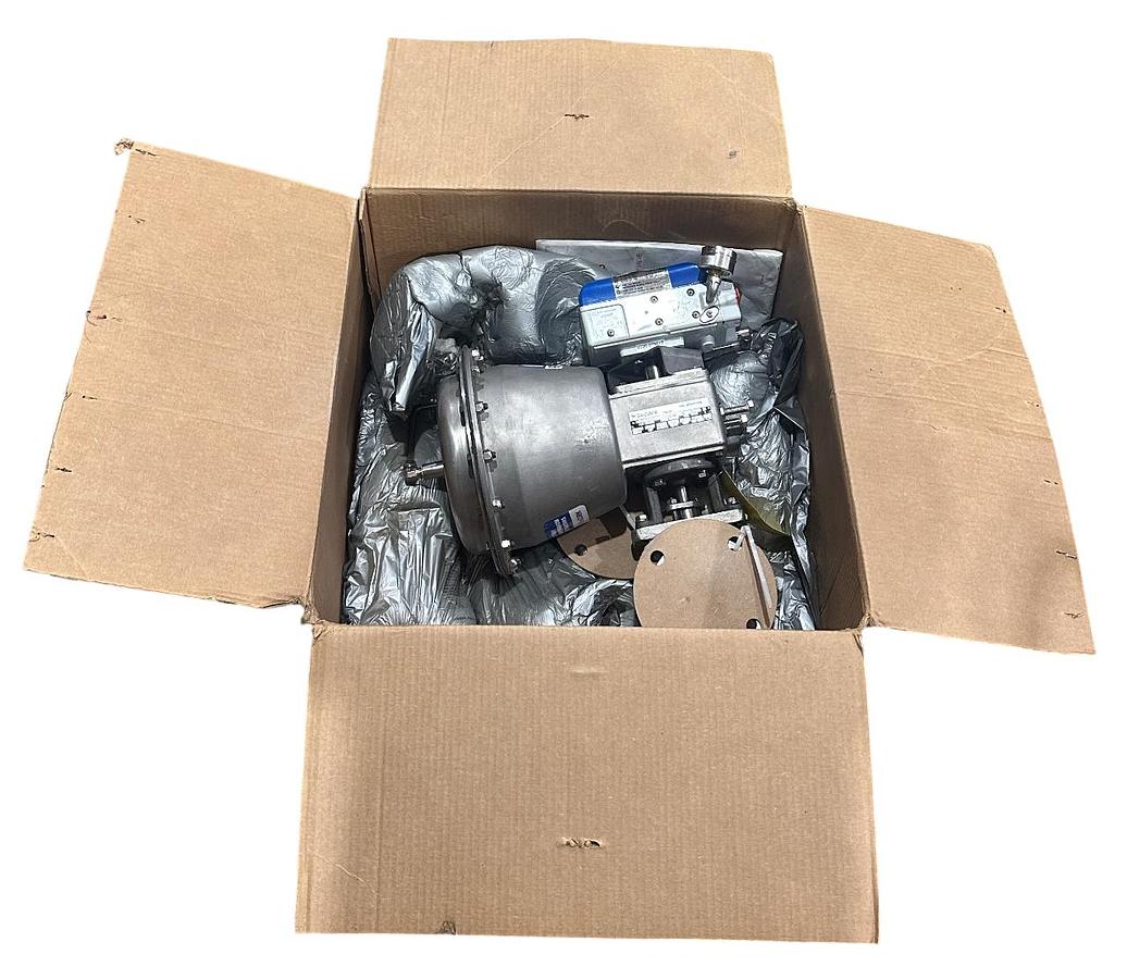 Used DeZURIK 9724742R001 ROTARY CONTROL VALVE (RCV) ACTUATOR SIZE: 1.5" W/VAC V200P