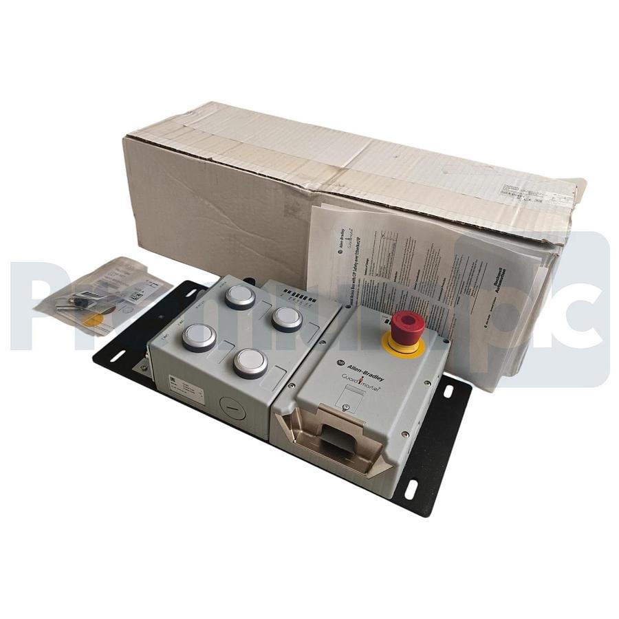 Opened Allen Bradley 442G-MABRB-UR-E0JP4679 /A Guardmaster Ethernet Lock Module