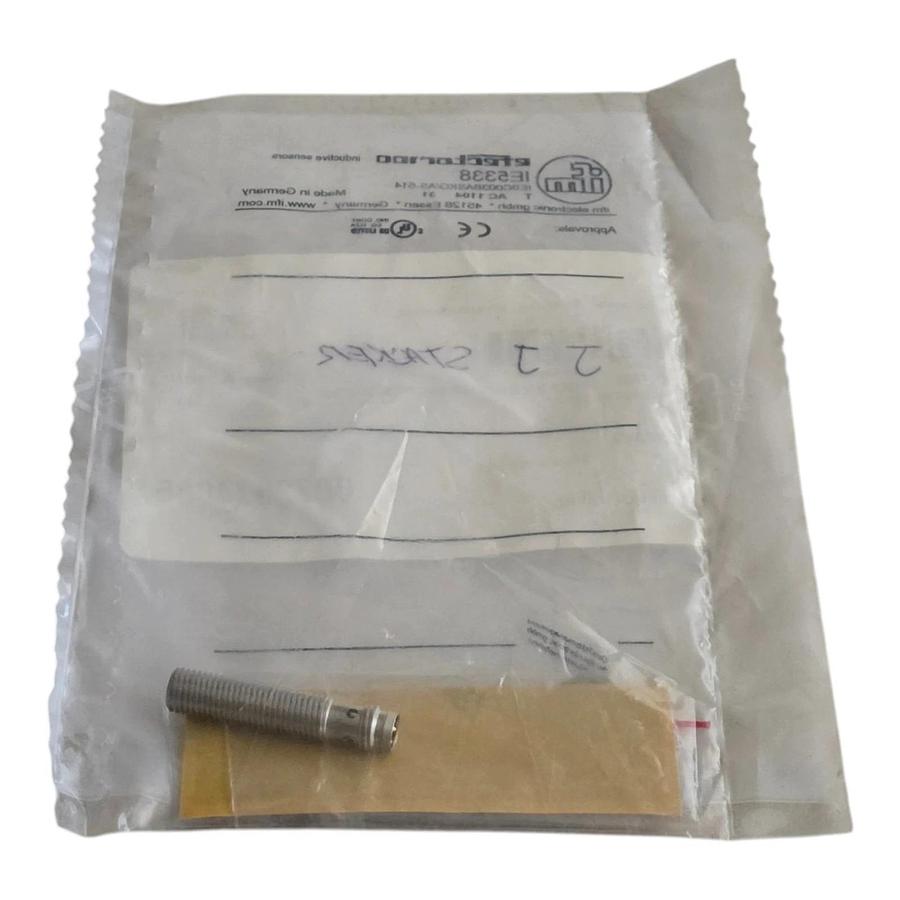 Used IFM Efector 100 IE5338 Inductive Proximity Sensor M8 IEBC003BASKG/AS-514 NSFS