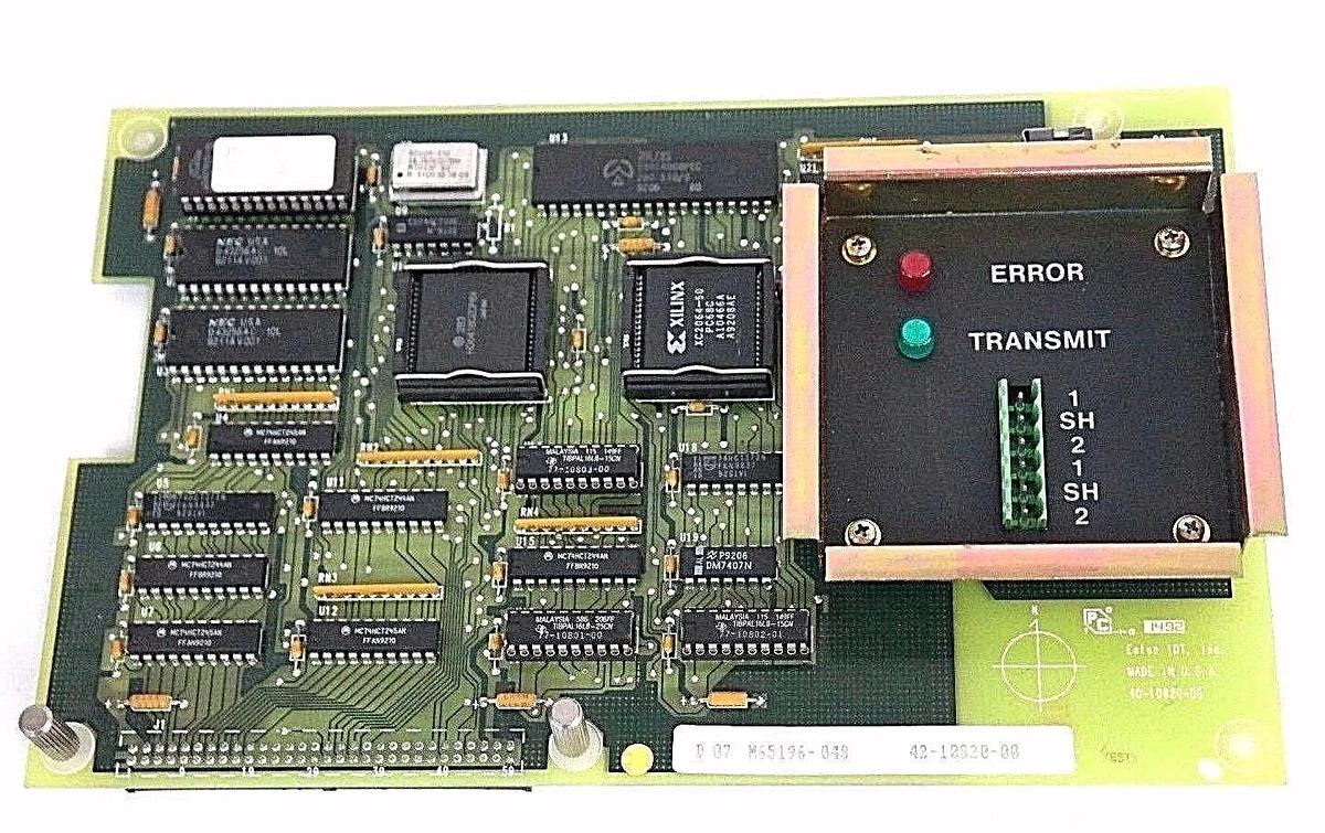 Used EATON IDT INC. 40-10820-00 BOARD 42-10820-00, D 07 M65196-048
