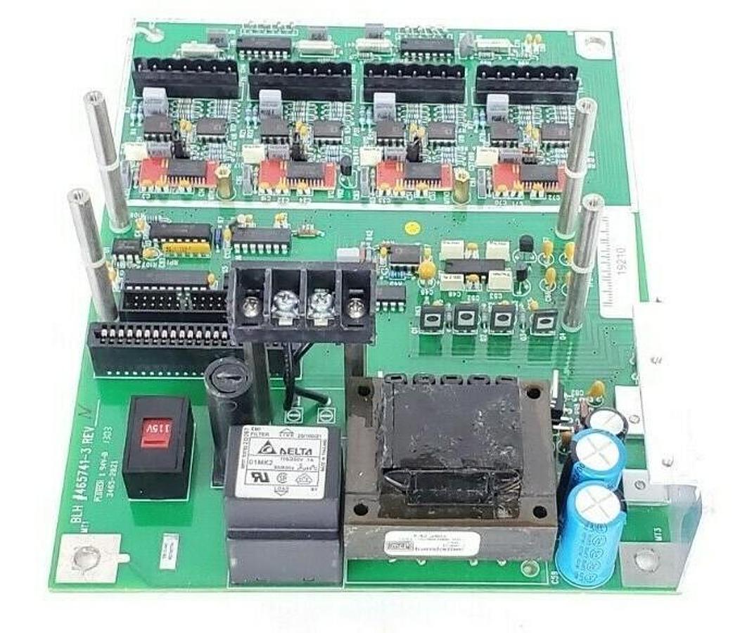 Used BLH ELECTRONICS 465741-3 CONTROL BOARD REV. N 465743-3 REV. G 3465-2021