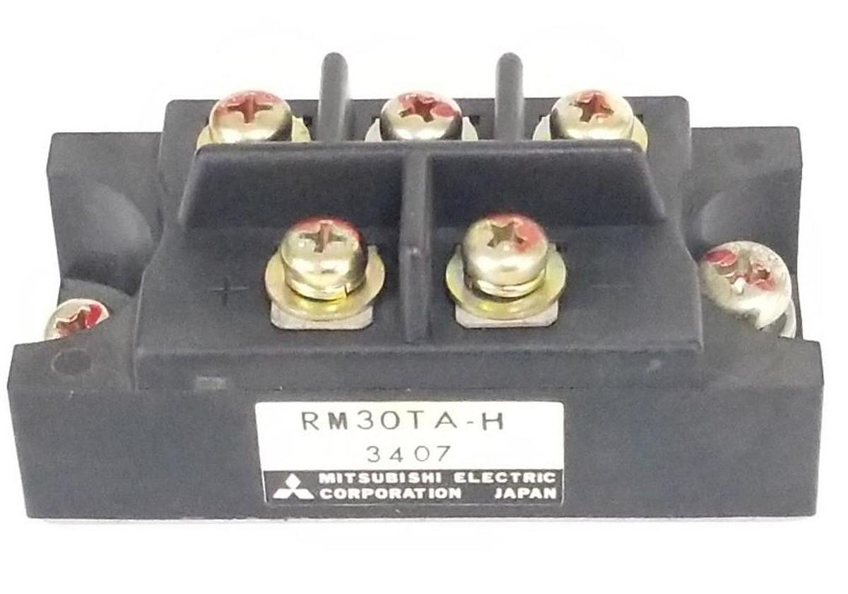 Used MITSUBISHI ELECTRIC RM30TA-H DIODE MODULE 75A, 400-800VDC RM30TAH