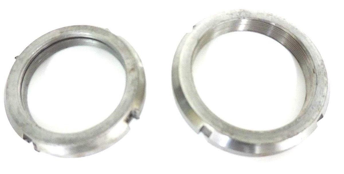 Used LOT OF 2 GENERIC LOCKING NUTS N-14 & N-12