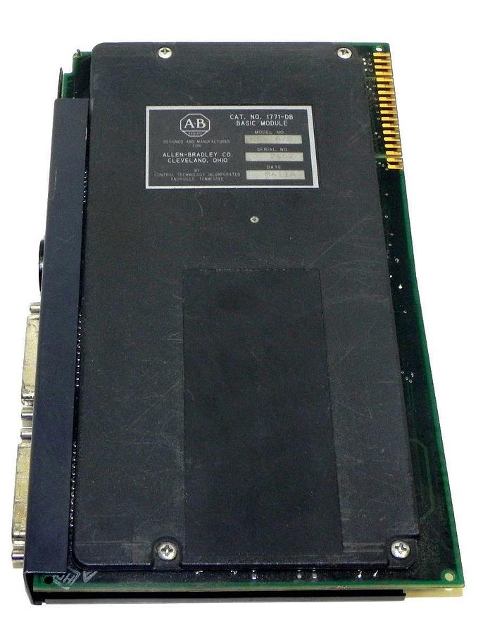 Used ALLEN BRADLEY 1771-DB BASIC MODULE REV A/B 1771DB