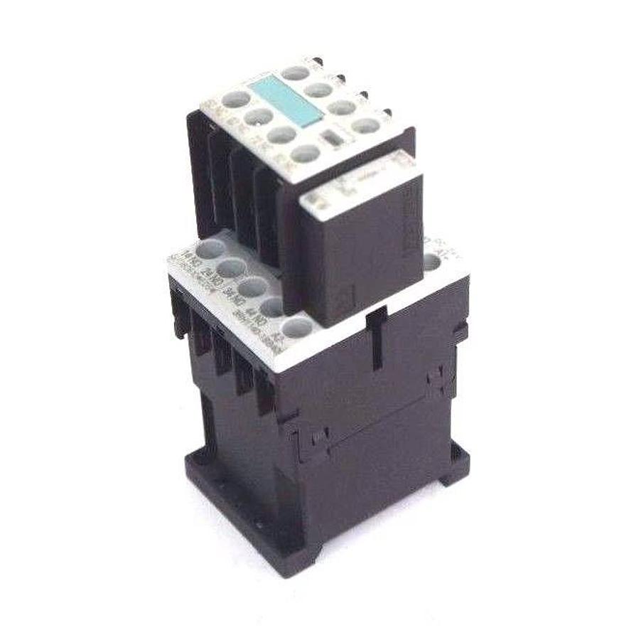 Used SIEMENS 3RH1140-1BB40 CONTACTOR W/3RH1911-1GA40 AND W/ 3RT1916-1EH00