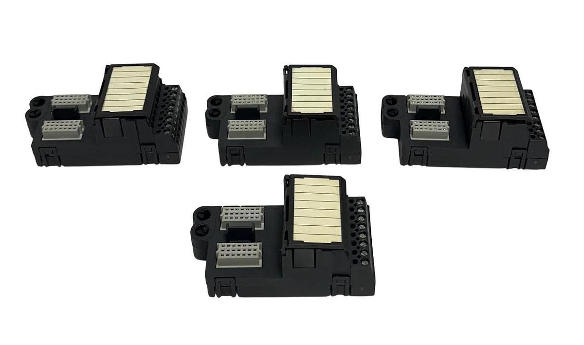 Used 4 ROSEMOUNT DeltaV KJ4001X1-CA1 / 12P0623X052 TERMINAL BLOCKS I/O Rev. E USNP