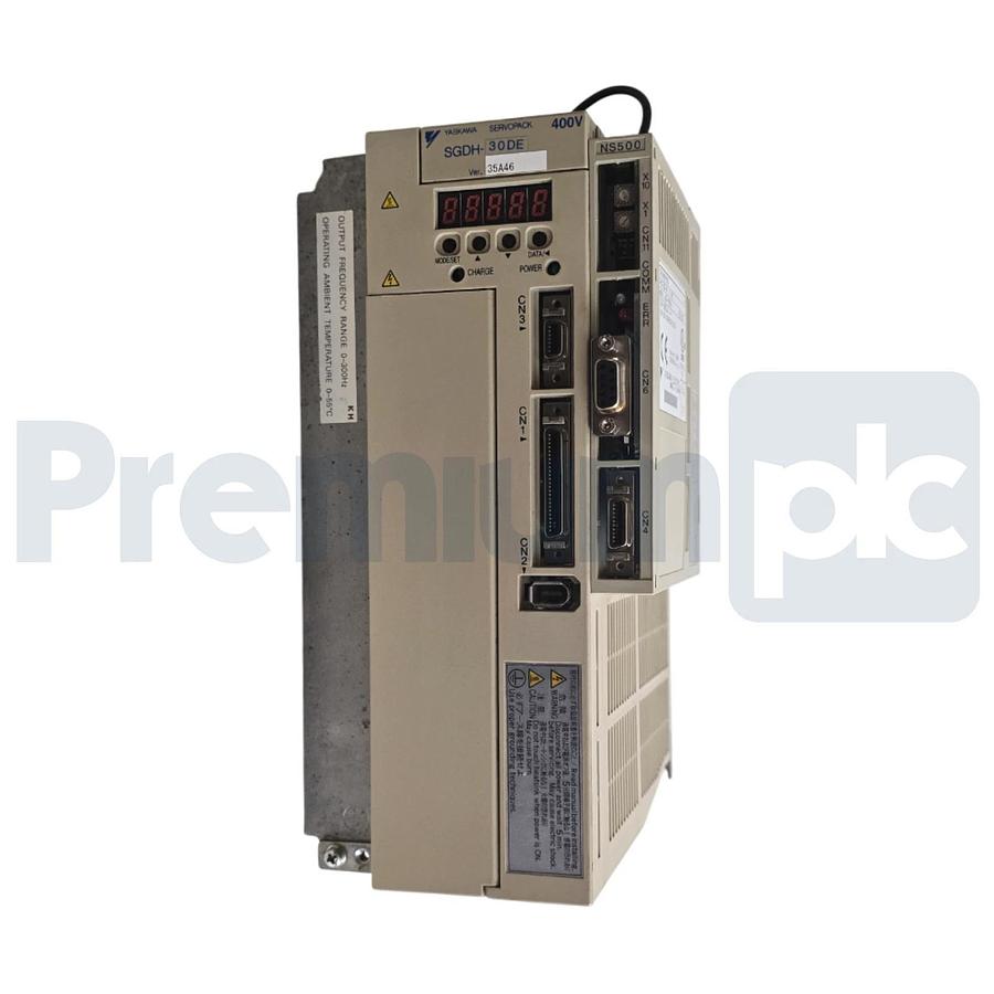 Used YASKAWA SGDH-30DE / SGDH30DE SIGMA II SERVOPACK AMPLIFIER 400V 3kW w/JUSP-NS500