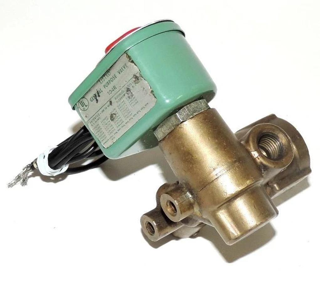 Used ASCO 8321A3 SOLENOID VALVE PIPE: 1/4'' WATTS: 6 REBUILD KIT NO. 302927