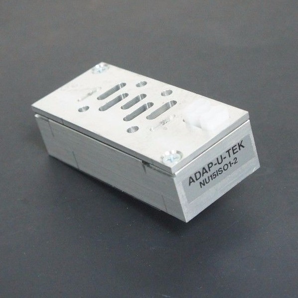 Used ADAP-U-TEK NU15ISO1-2 ALUMINUM MANIFOLD NU15ISO12