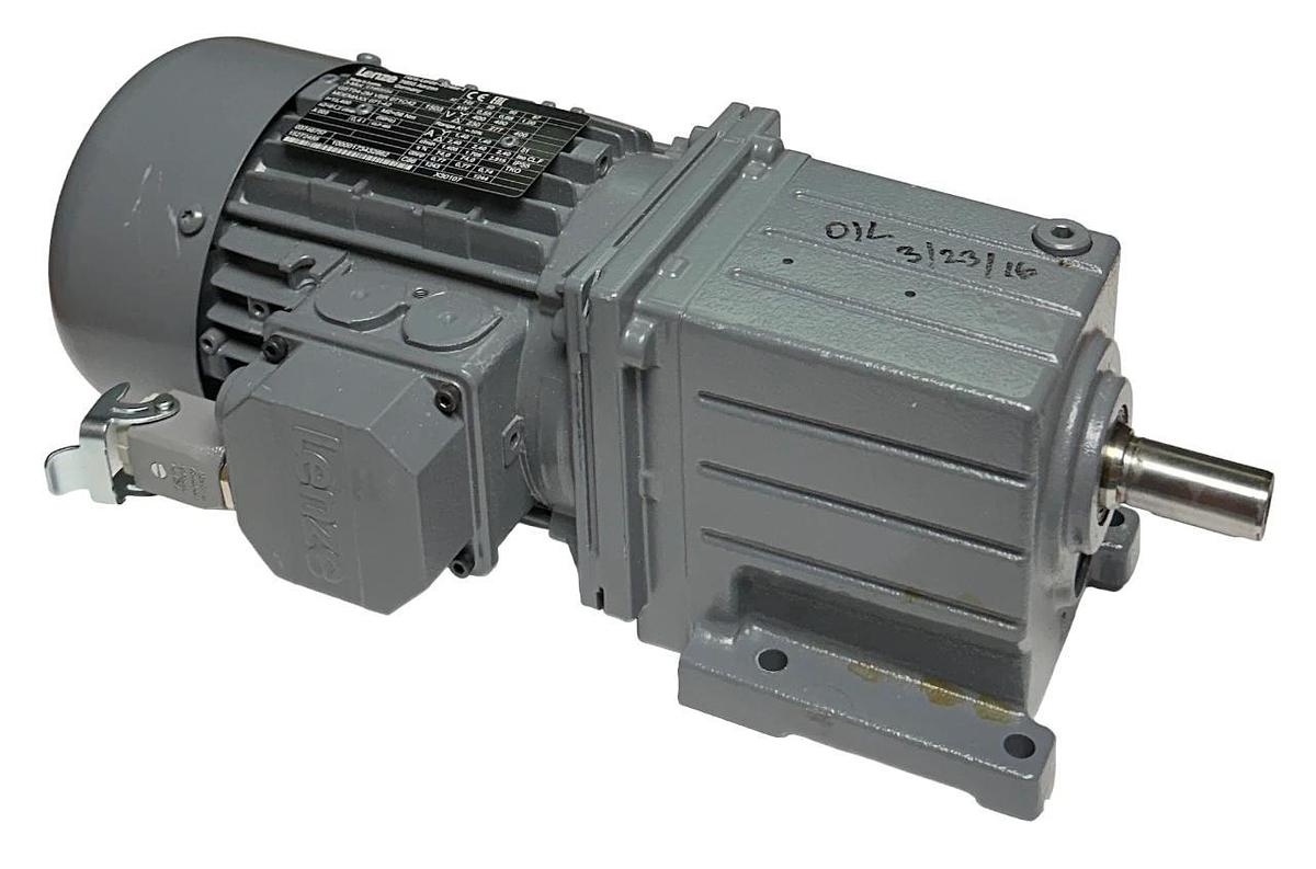 Used LENZE GST04-2M VBR 071C42 / MDEMAXX 071-42 / 15272455 HELICAL GEAR MOTOR USNP
