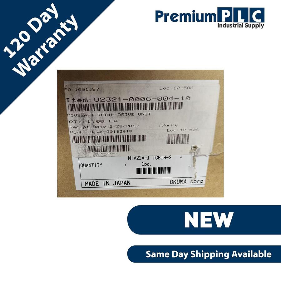 Used OKUMA MIV22A-1-B5 | 1006-2321 AC SPINDLE INVERTER DRIVE 1006-2321-1826001 NSMP