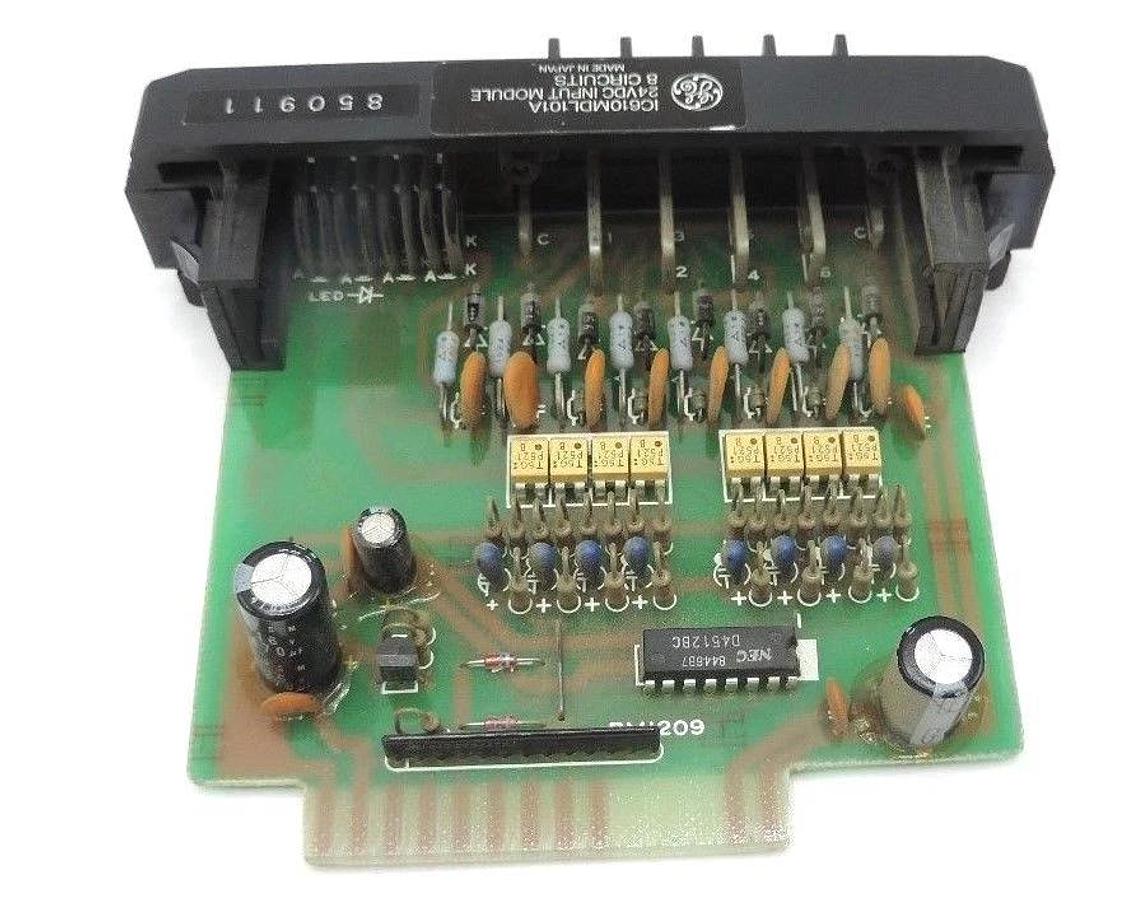 Used GENERAL ELECTRIC IC610MDL101A 24VDC INPUT MODULE 8 CIRCUITS