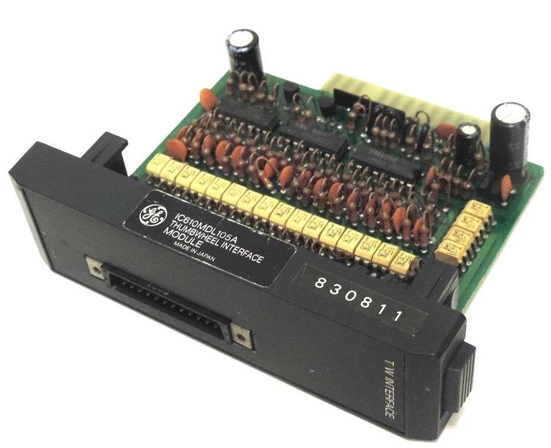 Used GE FANUC IC610MDL105A THUMBWHEEL INTERFACE MODULE