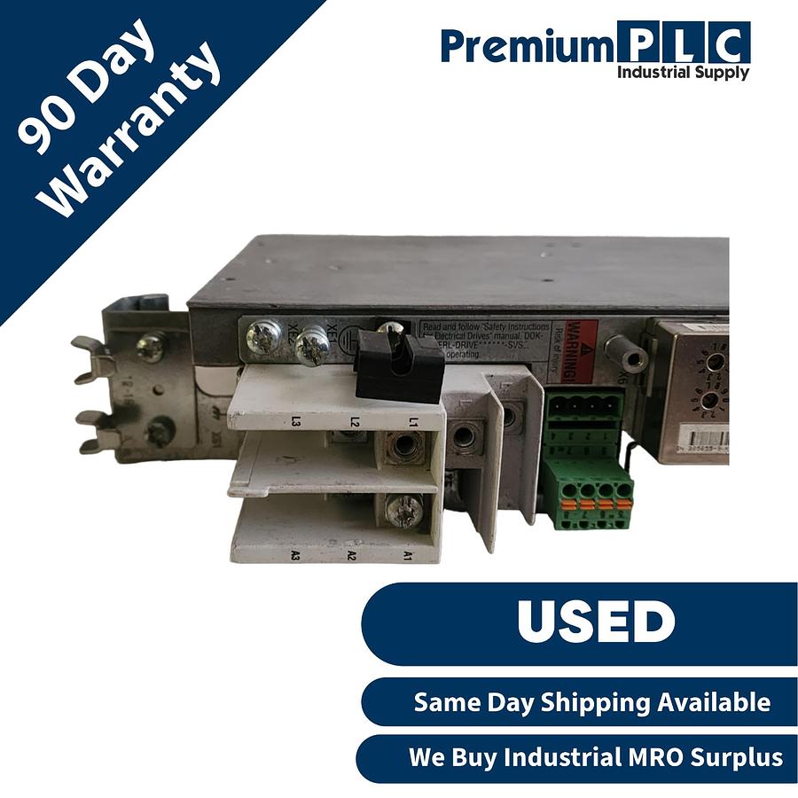Used REXROTH INDRAMAT DKC11.3-040-7-FW ECODRIVE SERVO DRIVE R911279433 DKCXX.3-040-7