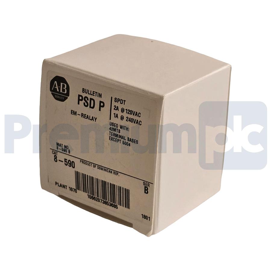 Used Allen-Bradley 8-590 /B EM-Relay SPDT 2A@120V 1A@240V for Photoswitch 5000 NSMP