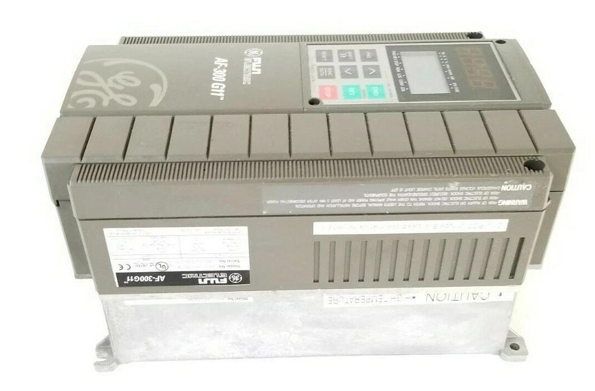 Used FUJI ELECTRIC 6KG1143005X1B1 INVERTER DRIVE 5HP, 13.6A, 380/480VAC, AF-300G11