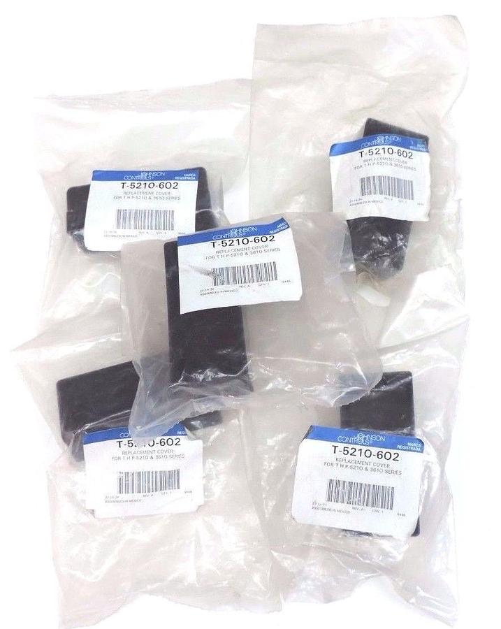 Used LOT OF 5 NEW JOHNSON CONTROLS T-5210-602 REPLACEMENT COVERS T5210602