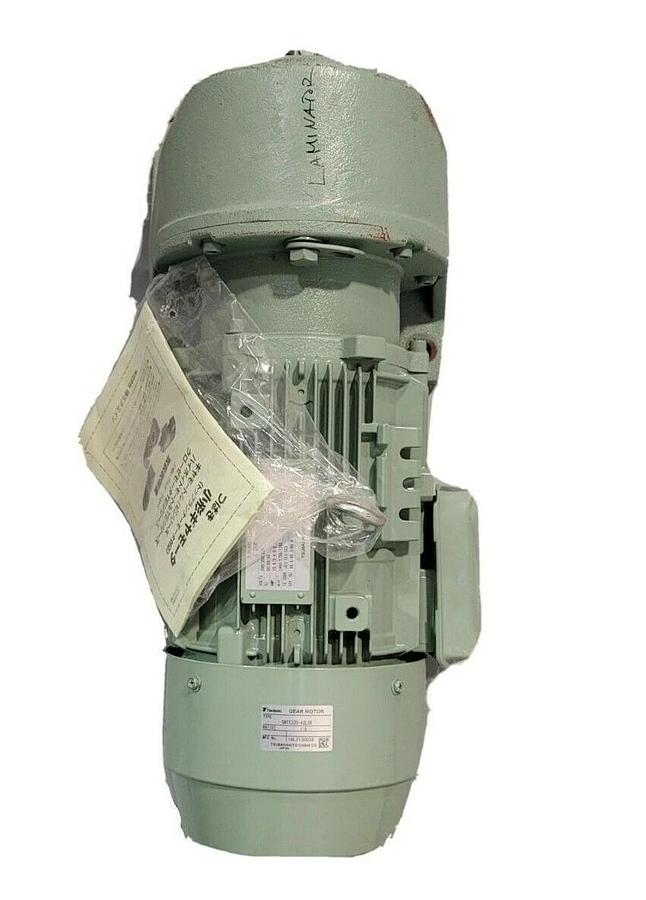 NEW TSUBAKIMOTO CHAIN CO. TE220B INDUCTION MOTOR W/ GMTE220-42L5B GEAR MOTOR