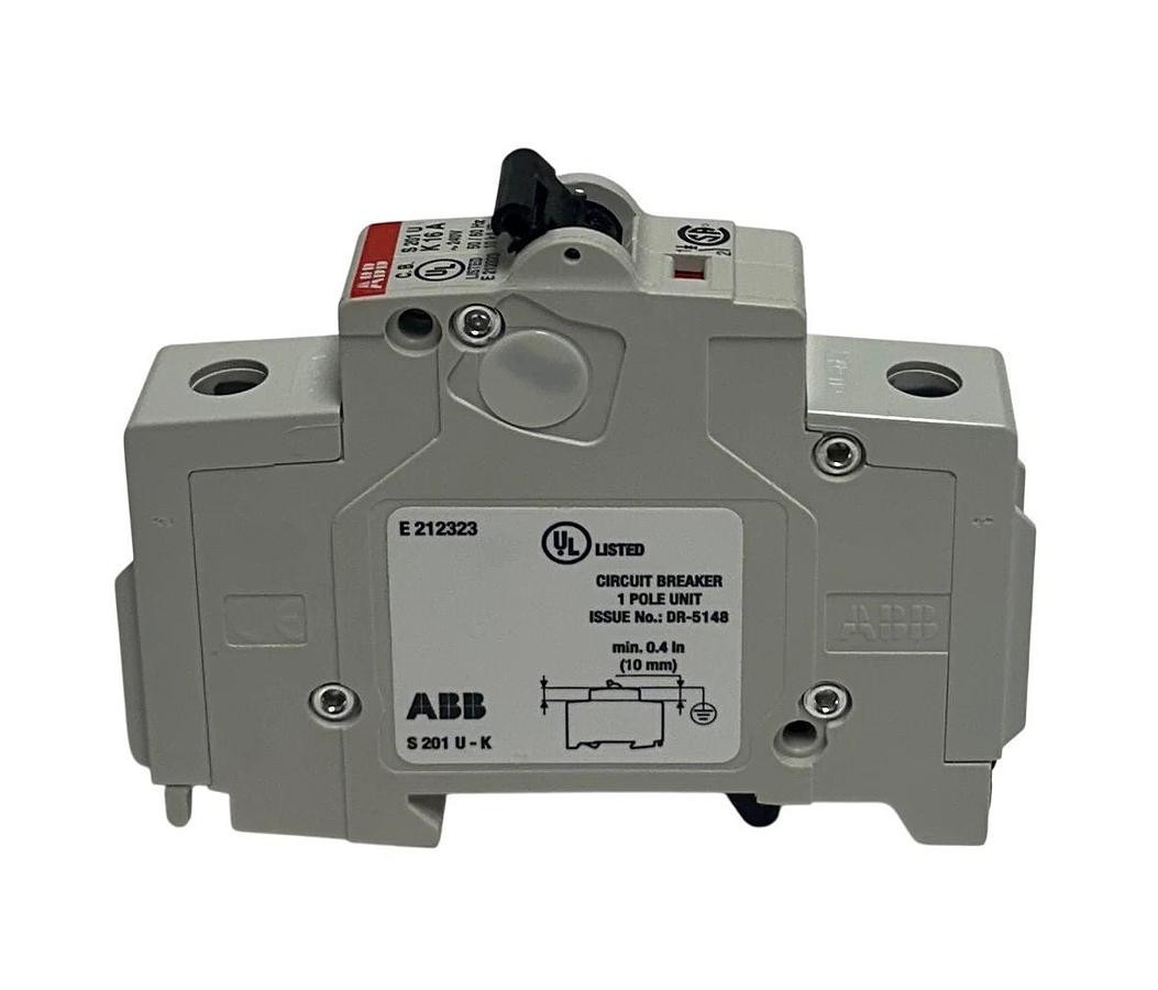 ABB S201U-K16 / S201U-K16A MINI CIRCUIT BREAKER 240V 16A OEM NSNP
