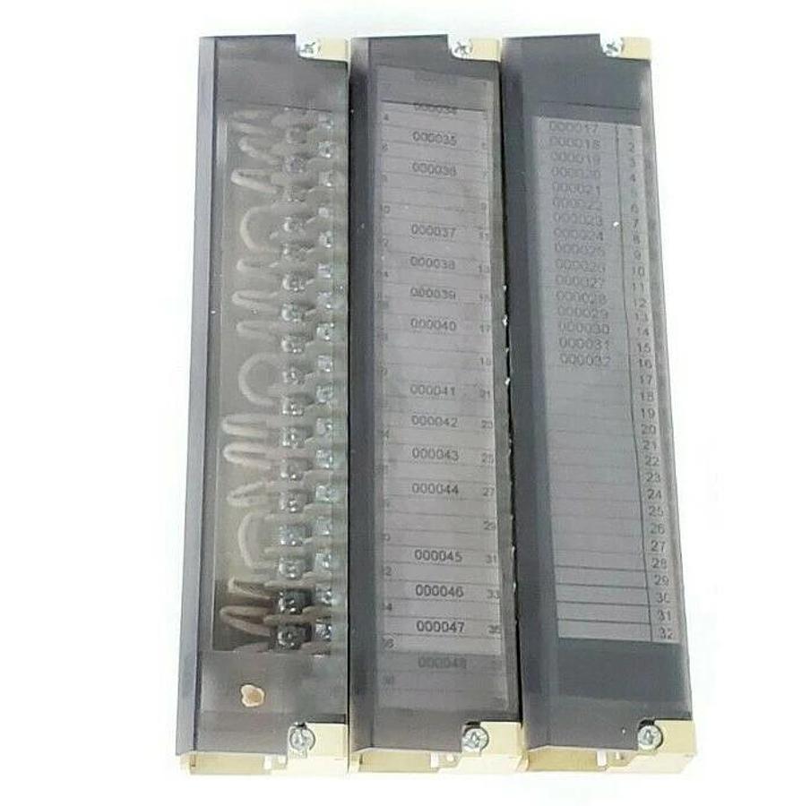 Used LOT OF 3 AEG MODICON 140-XTS-002-00 TERMINAL STRIPS 40 POINTS, 140XTS00200