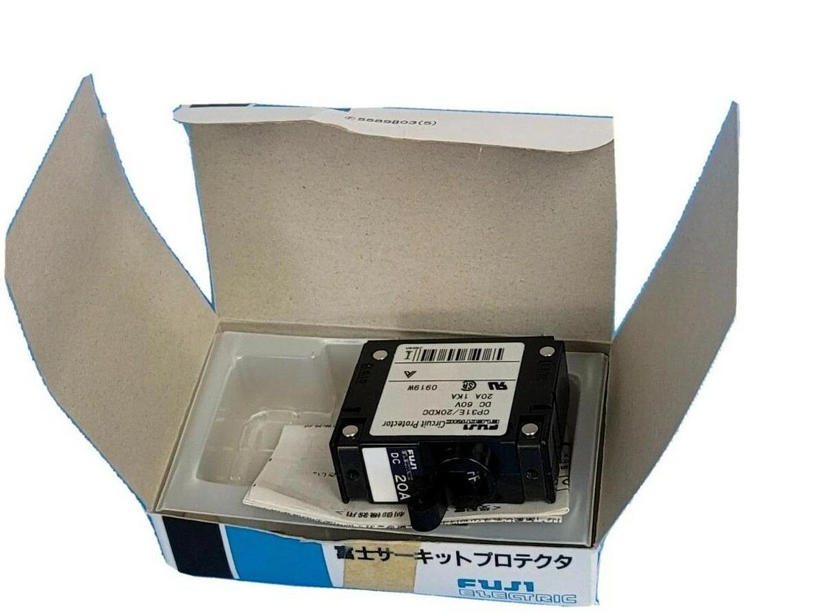 Used NIB FUJI ELECTRIC CP31E/20KDC CIRCUIT PROTECTOR DC 60V 20A 1KA