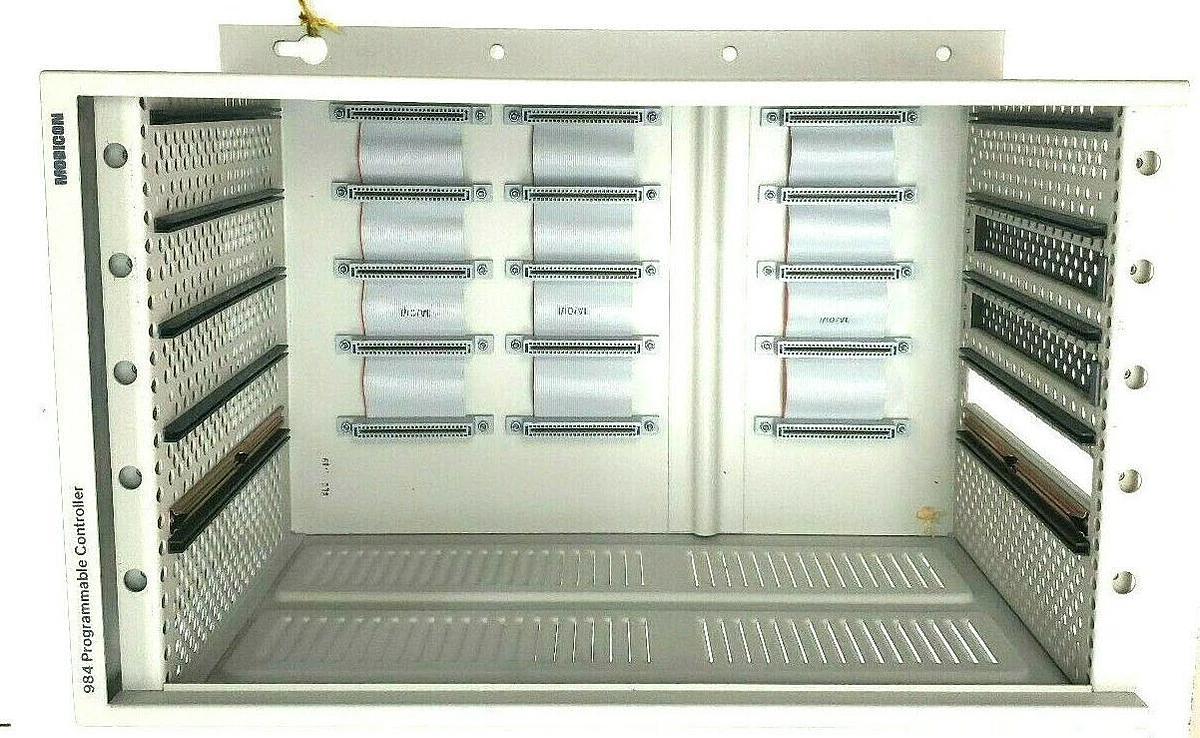 NEW AEG MODICON P1-984A-832 PLC SLOT RACK AS-P930-104 AS-984A-832