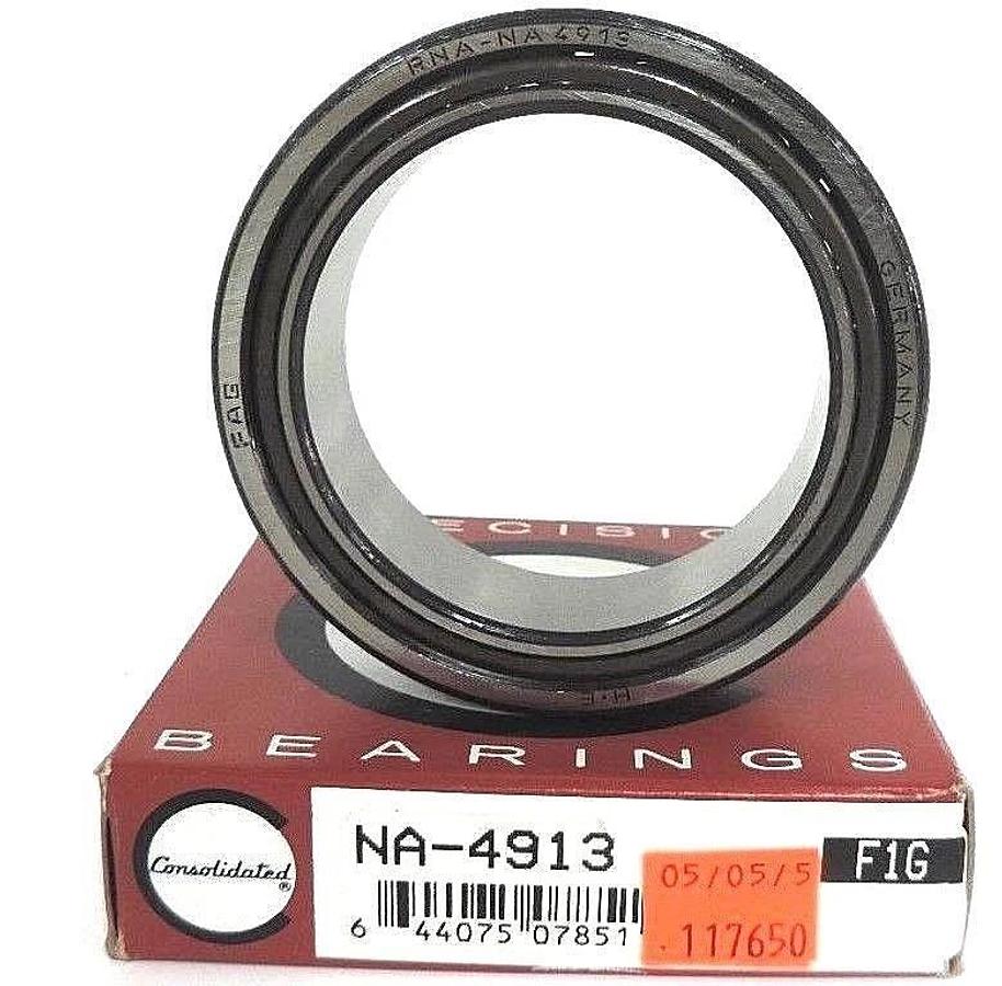 Used NIB CONSOLIDATED BEARINGS NA-4913 BALL BEARING NEEDLE ROLLER 90X25X65MM NA4913