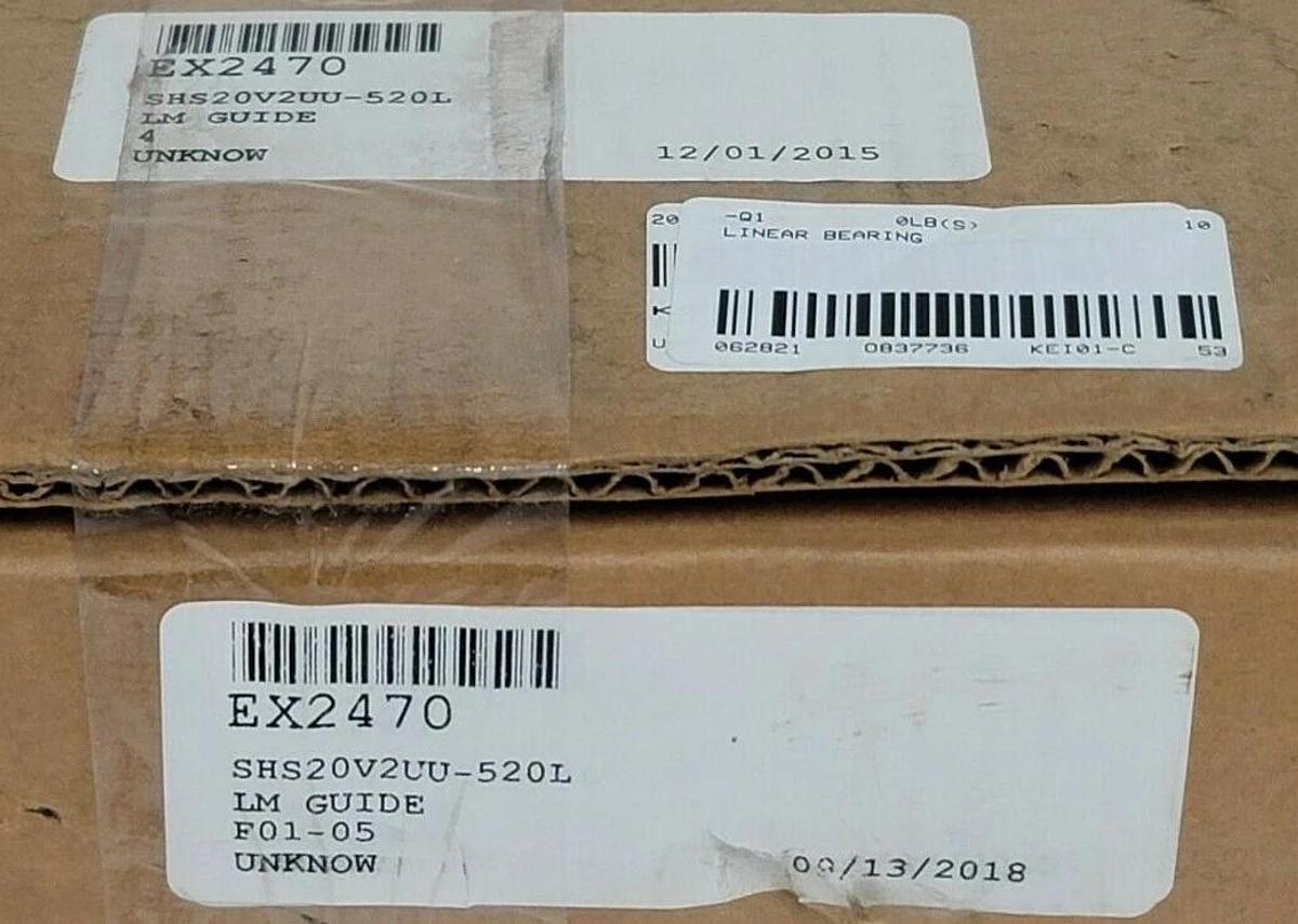 NEW THK SHS20V2UU+520L LINEAR MOTION GUIDE SHS20V2UU520L