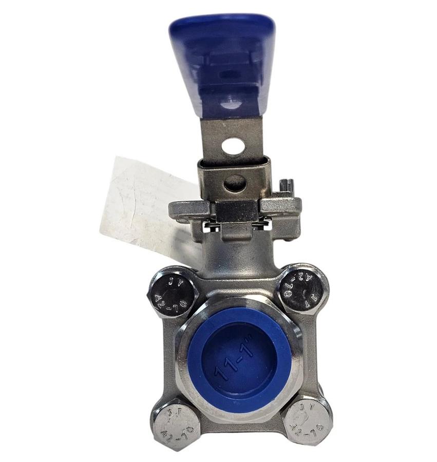 NEW MIDWEST CONTROL CF8M W2012 1'' FPT SS W/ LOCKING HANDLE