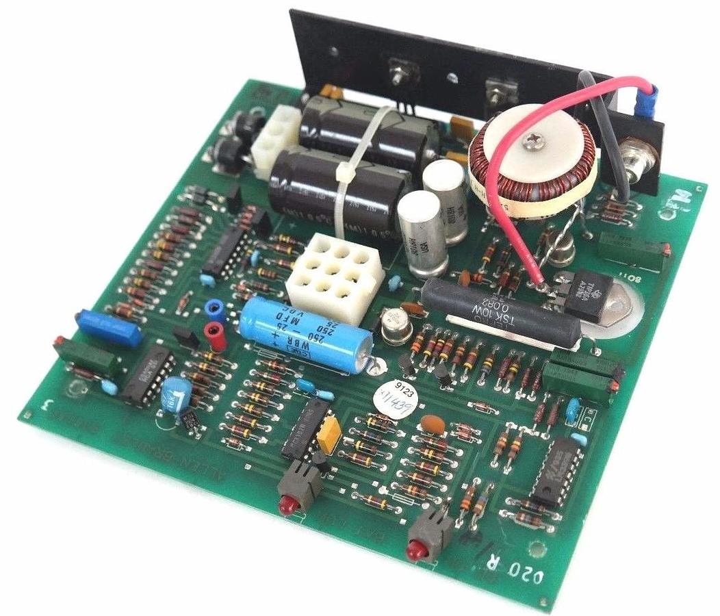 Used ALLEN BRADLEY 636806 POWER SUPPLY BOARD 636806 REV-2 BACK SIDE