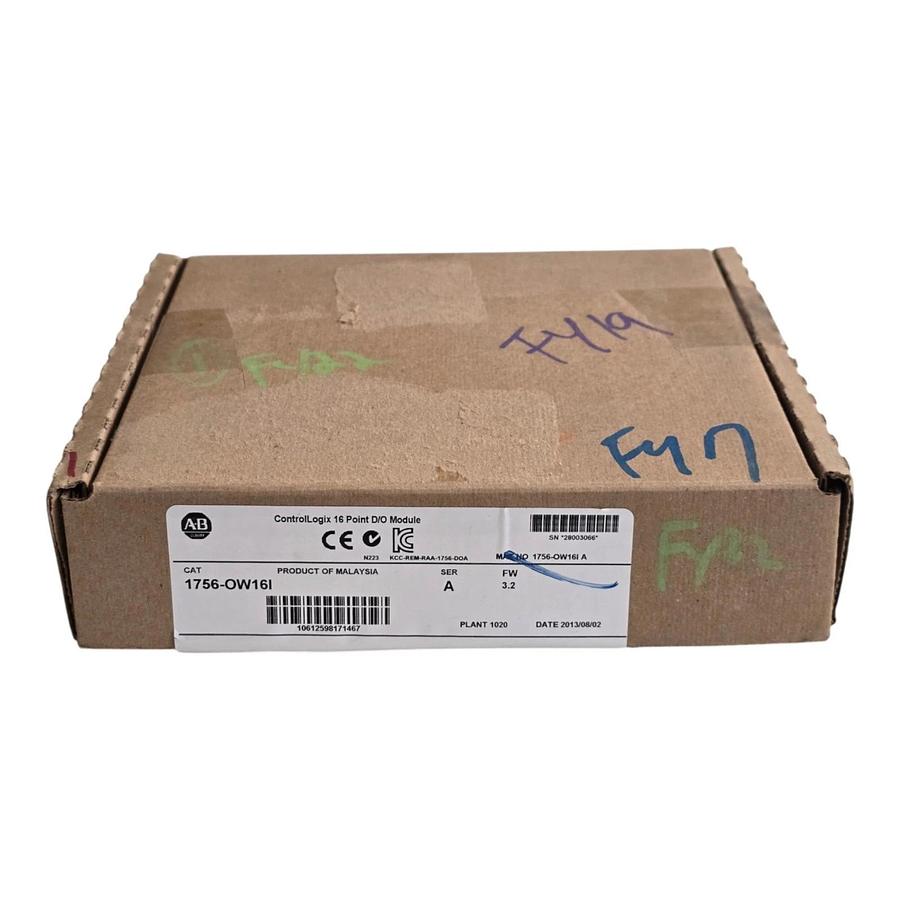 Allen-Bradley 1756-OW16I /A ControlLogix 16-Pt Isolated Relay Output Module NSMP