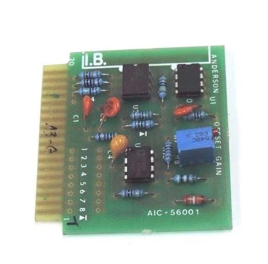 Used ANDERSON AIC-56001 OFFSET GAIN BOARD DIGITRONICS CB164B, 56001