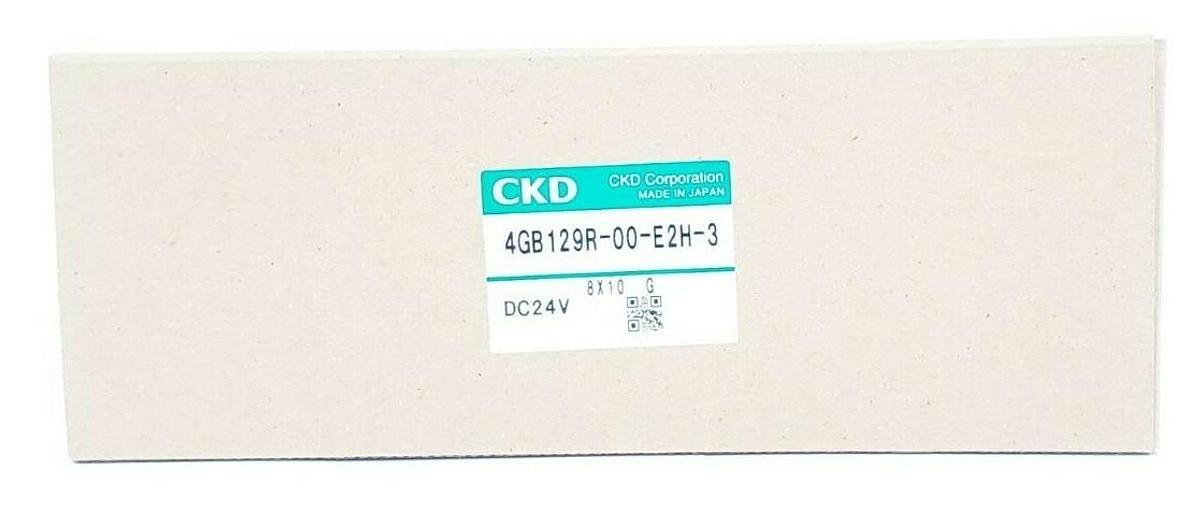 Used NIB CKD 4GB129R-00-E2H-3 DISCRETE VALVE 4G SERIES DC24V, 4GB129R00E2H3