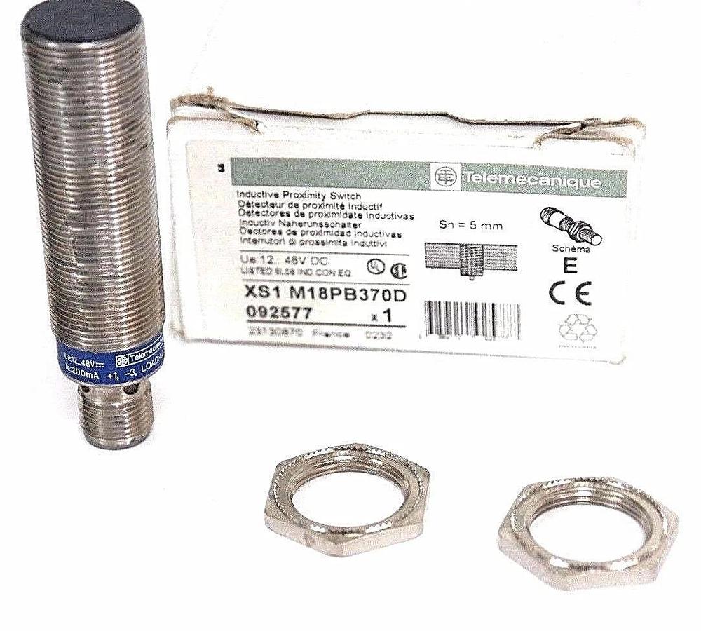 Used NIB TELEMECANIQUE XS1M18PB370D INDUCTIVE PROXIMITY SWITCH 092577, XS1-M18PB370D