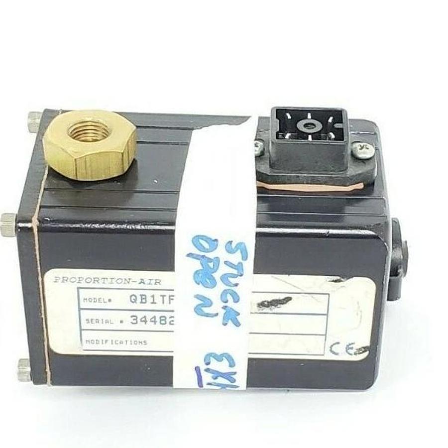 Used PROPORTION AIR INC QB1TFEE030 PNEUMATIC CONTROL VALVE 300PSIG MAX 0-10VDC