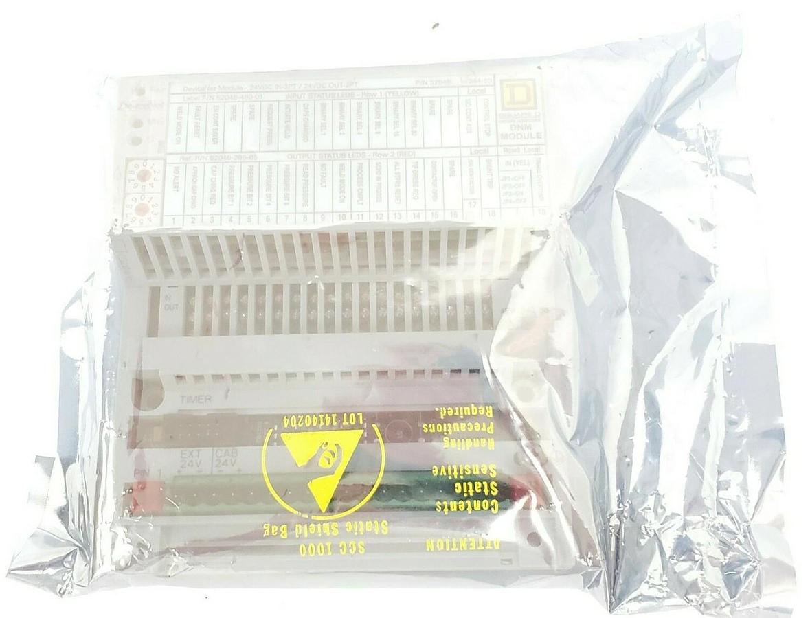 Used NIB SCHNEIDER / SQUARE D 170LNT71000 DEVICENET ADAPTER W/ 170AEW34000 BASE