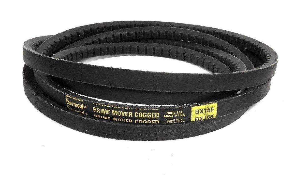 NEW THERMOID BX158 PRIME MOVER COGGED BELTS