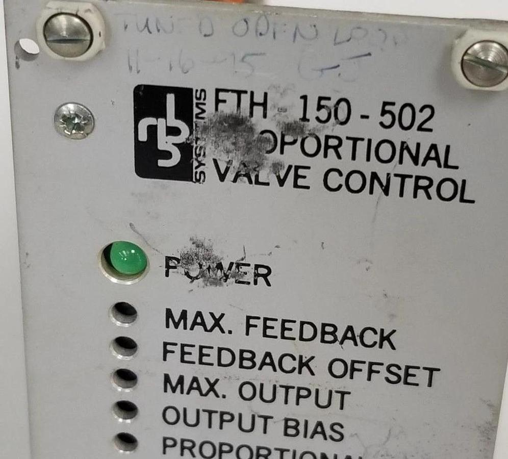 Used FLOTRONICS SYSTEMS FTH-150-502 VALVE CONTROL BOARD BVD-4 W/O HEAT SINK