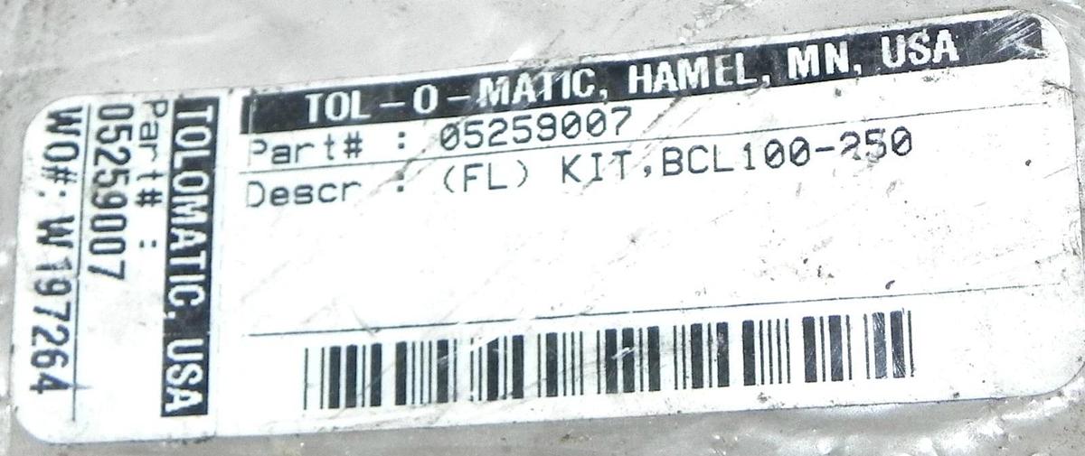 NEW TOL-O-MATIC 05259007 FLOATING MOUNT KIT BCL100-250