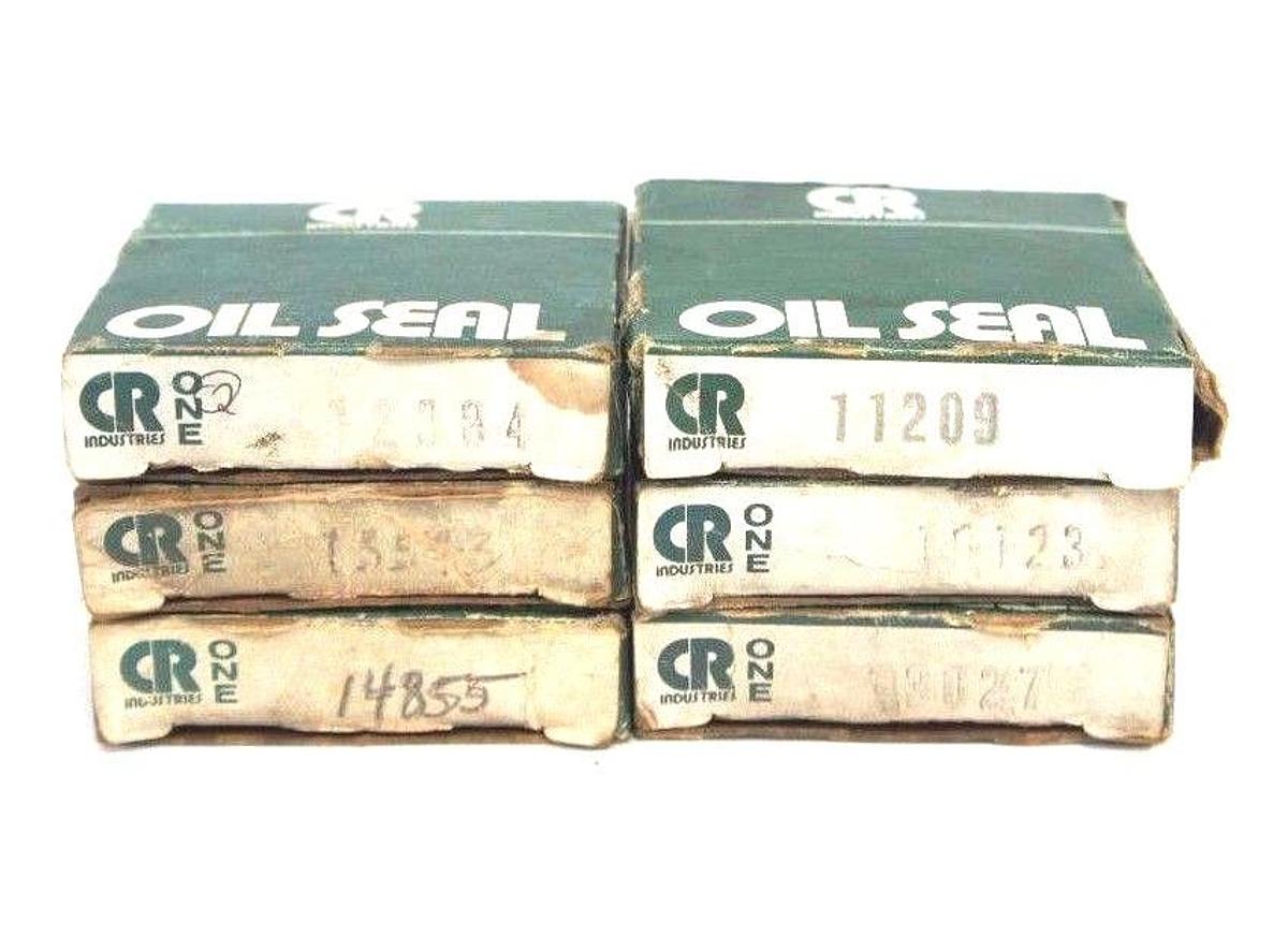 Used LOT OF 6 NIB CHICAGO RAWHIDE OIL SEALS 14855 13543 12334 13027 10123 11209