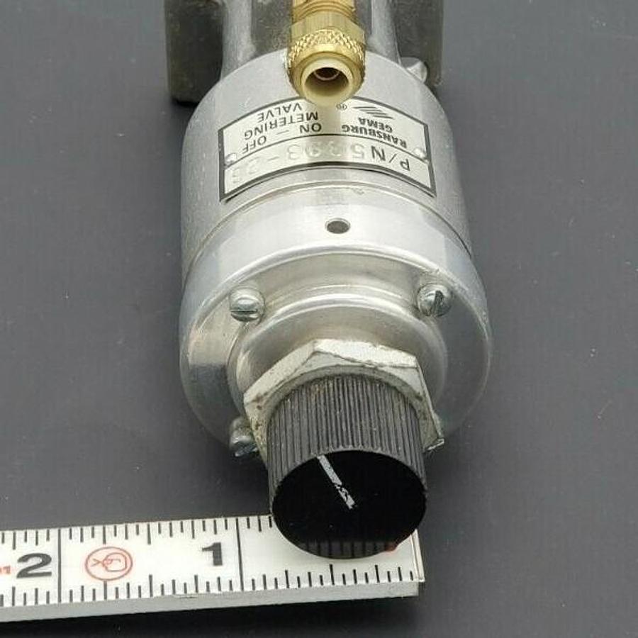 Used RANSBURG GEMA 5393-23 ON-OFF METERING VALVE 539323