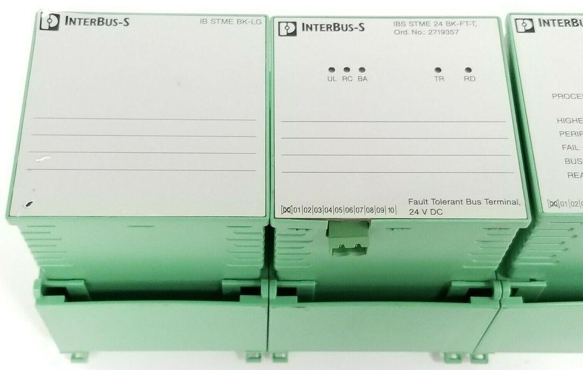 Used PHOENIX CONTACT NR. 2722616 IBS-ST-24-SSC-T INTERBUS MODULE IBS STME 24 MA-FT