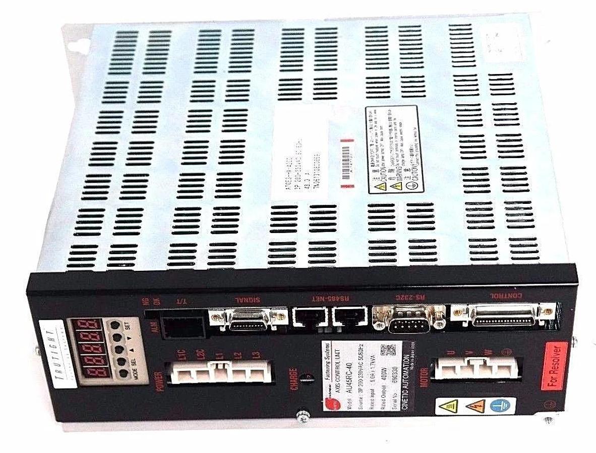 Refurbished REPAIRED CINETIC AUTOMATION AU45RC-40 AXIS CONTROL UNIT A70E3-HX-4200, AU45RC40