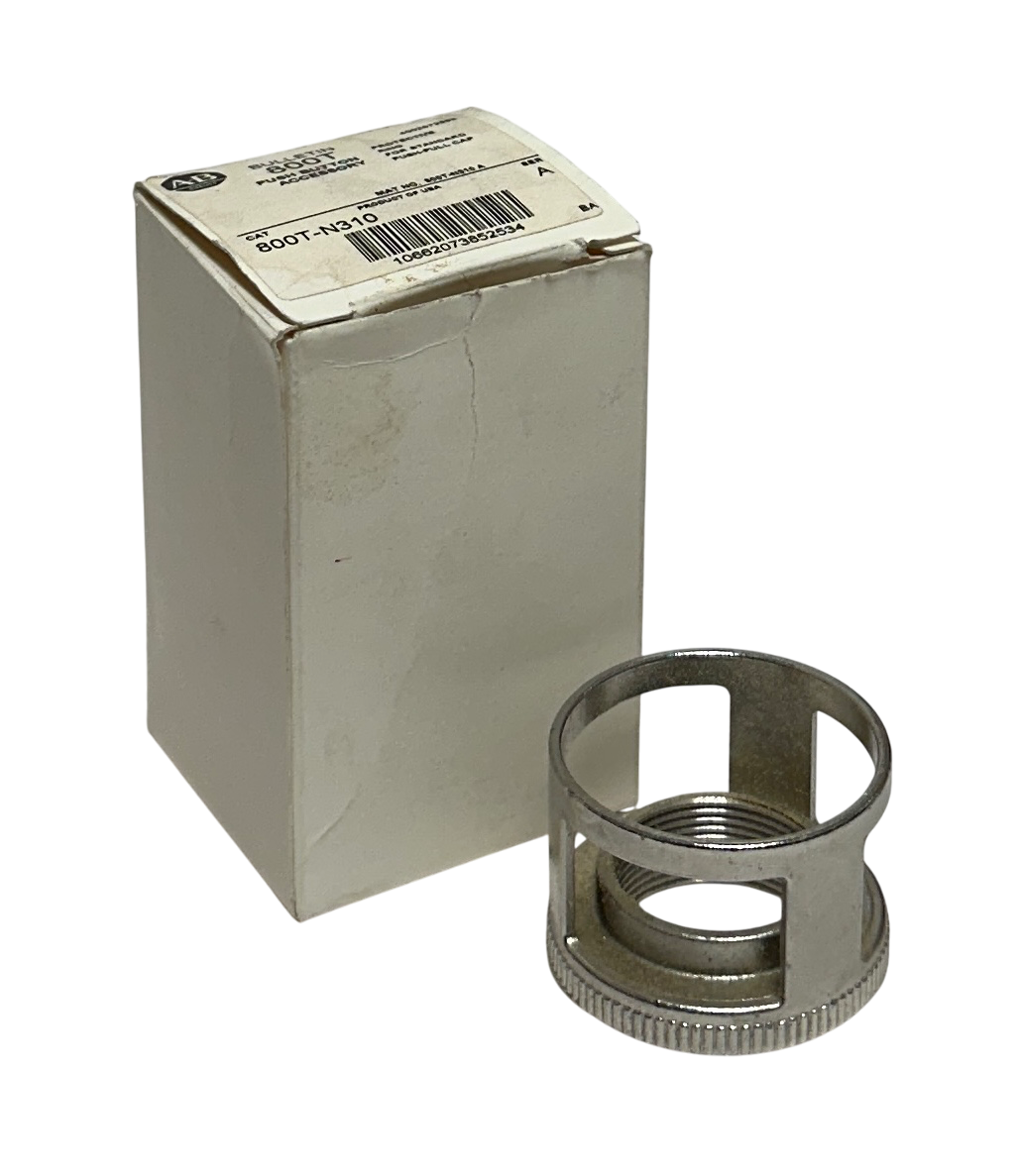 Used ALLEN BRADLEY 800T-N310 /A BULLETIN 800T PUSH BUTTON PROTECTIVE RING NSMP