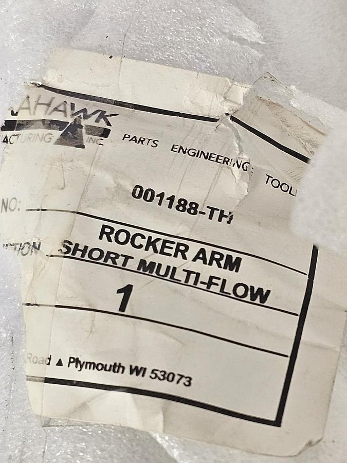 Used NEW TOMAHAWK 001188-TH ROCKER ARM SHORT MULTI-FLOW 001188TH