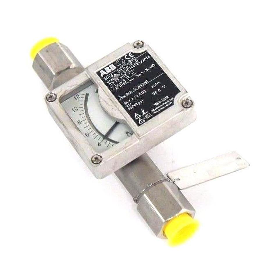 NEW ABB D10A32-5 FLOWMETER 1/2" NPT ORDER NO. 240144761/X014 D10A325